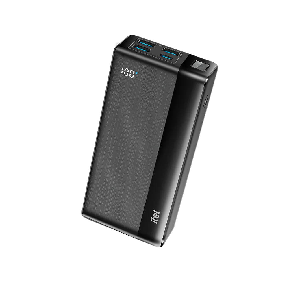 itel PowerPulse I 27,000mAh Power Bank (A1481)  Massive Backup • 22.5W Fast Charging • Travel-Ready