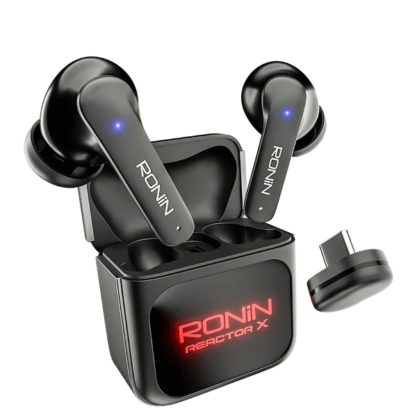 RONIN Reactor X Earbuds – Gaming Grade Audio • Ultra-Low Latency • ANC + ENC