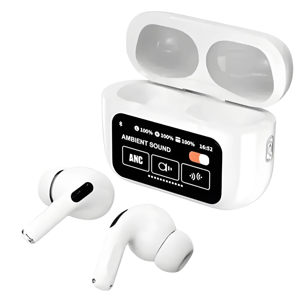 A9 Pro – Smart Stereo Earbuds with Digital Display