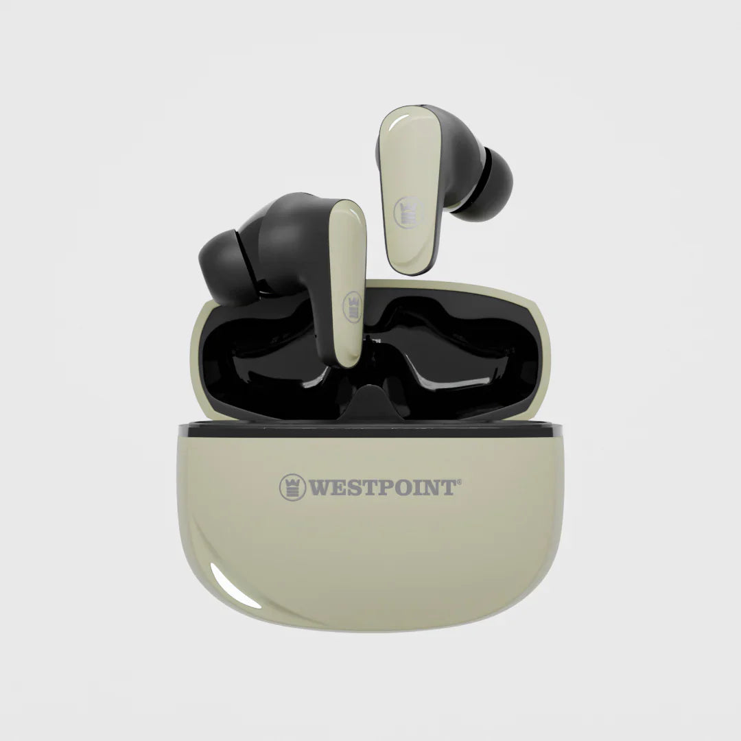 Westpoint WP-130 TWS Stereo Earbuds  Quad Mic + ENC | Bluetooth 5.4 | 10 H Play Time